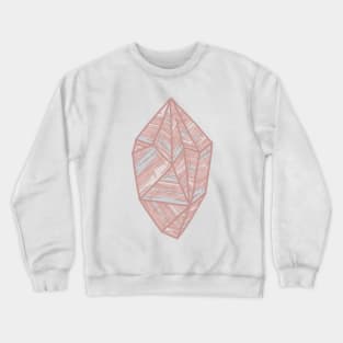 Cute Pastel Crystal - Minimalist Illustration Crewneck Sweatshirt